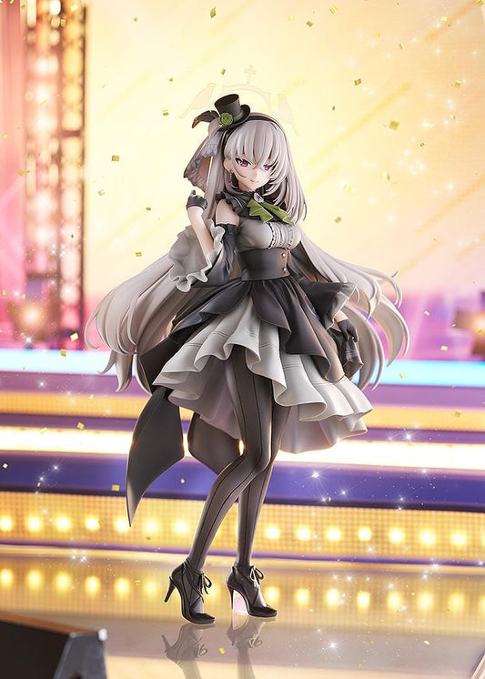 Blue Archive Sakurako Pop Idol 1/7 Scale Figure with silver hair gothic idol dress and halo accessory