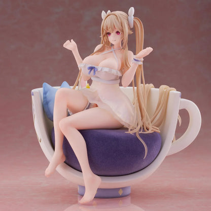 Azur Lane Anchorage Interaction Dormitory Ver. 1/7 scale figure seated in an oversized teacup chair with plush accessories