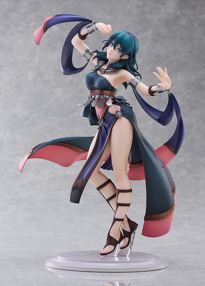 “Fire Emblem Three Houses Byleth Dancer Version 1/7 Scale Figure in dynamic dancing pose with flowing outfit and detailed sculpt.”