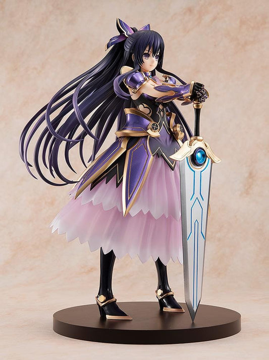 Date A Live Tohka Yatogami Astral Dress Ver. Renewal Package Edition 1/7 Scale Figure with purple armor, long hair, and sword Sandalphon