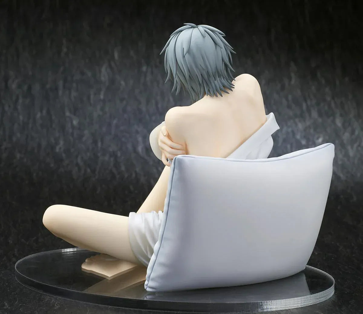 Akira 1/7 scale figure from Togainu no Chi sitting on cushion with relaxed pose and detailed sculpt