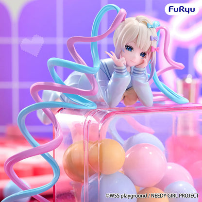 OMGKawaiiAngel Noodle Stopper figure featuring pink-and-blue twin tails, a sailor-inspired outfit, and a playful reclining pose.
