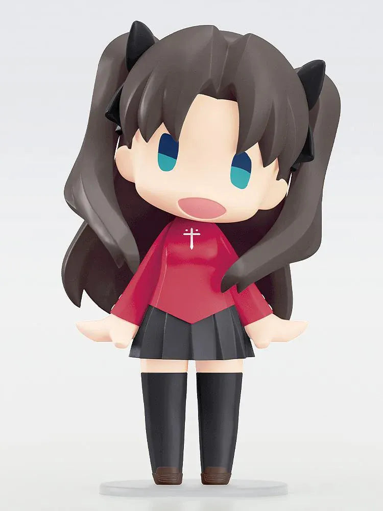 Fate/stay night HELLO! GOOD SMILE Rin Tohsaka chibi figure with signature twin tails and red outfit