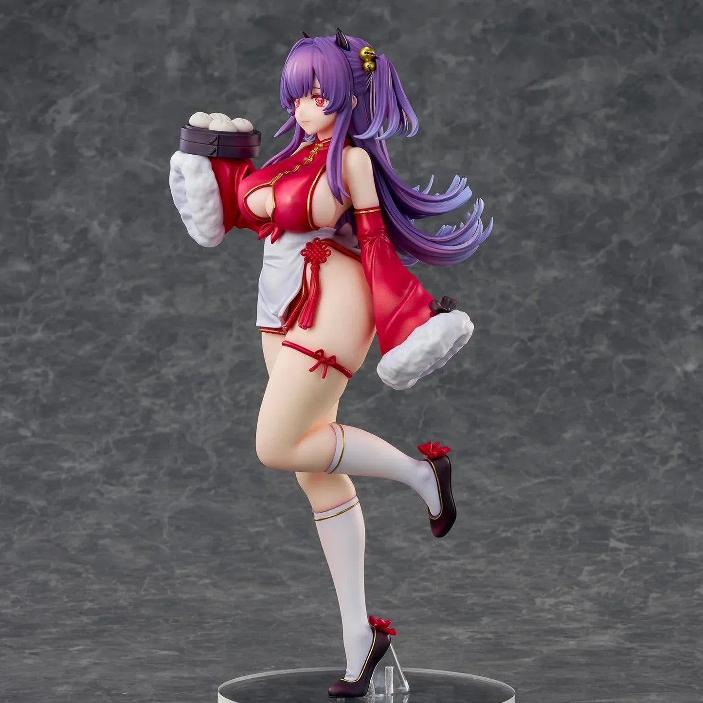 Xin illustration Yuri Kamijo Chinese dim sum shop version 1/6 scale anime figure with red outfit and flowing hair