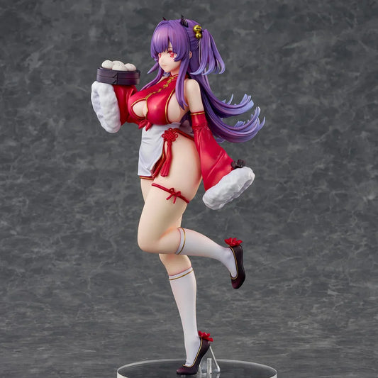 Xin illustration Yuri Kamijo Chinese dim sum shop version 1/6 scale anime figure with red outfit and flowing hair
