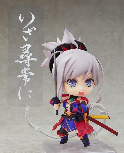 Fate Grand Order Nendoroid Saber Miyamoto Musashi reissue with dual swords and chibi design