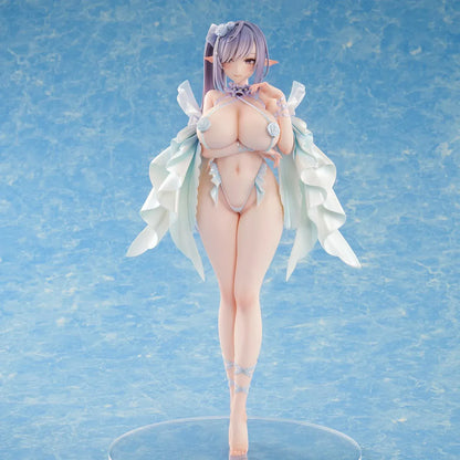 Sorana Niiro Gekka Bijin original illustration figure with flowing translucent fabric and elegant pose