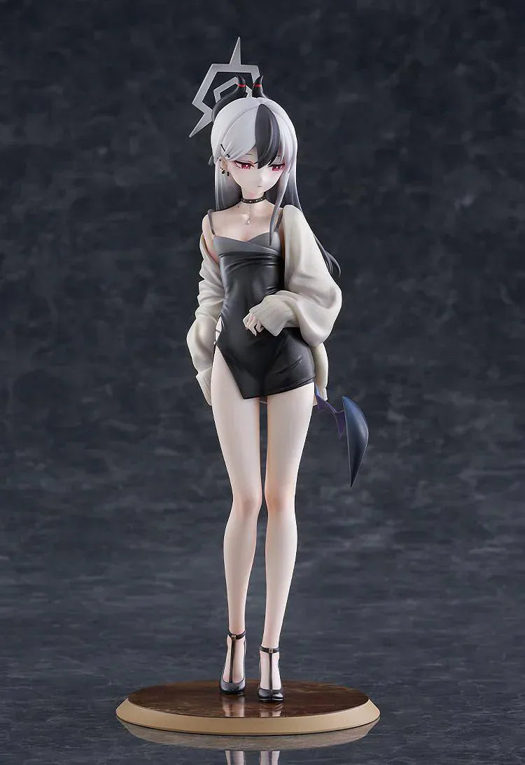 Blue Archive Kayoko Dress 1/7 Scale Figure with black dress white jacket horns and tail