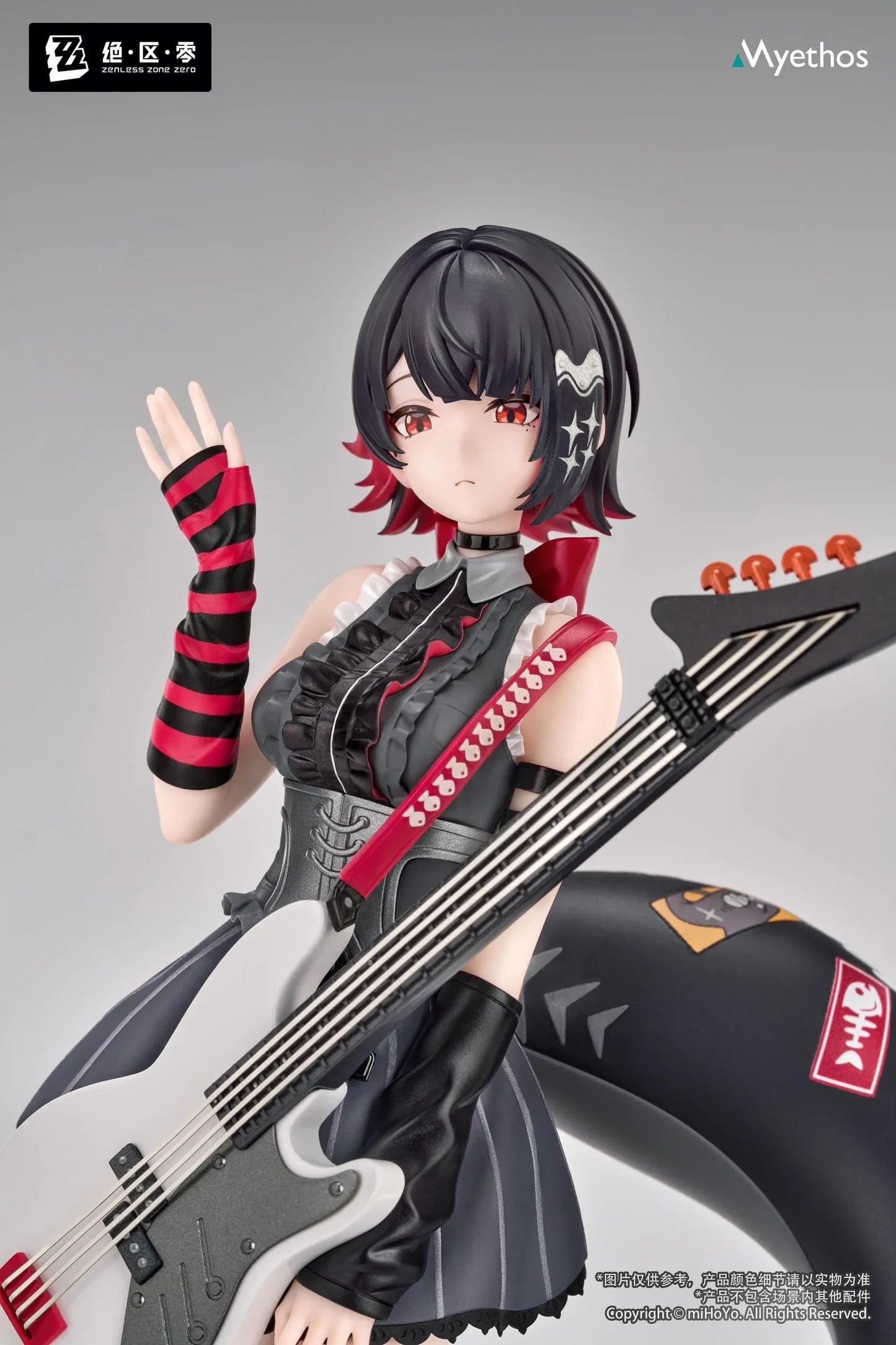 Zenless Zone Zero Gift+ Ellen Joe Sparkling Wonderland Ver. 1/8 scale figure holding a guitar with her signature shark tail