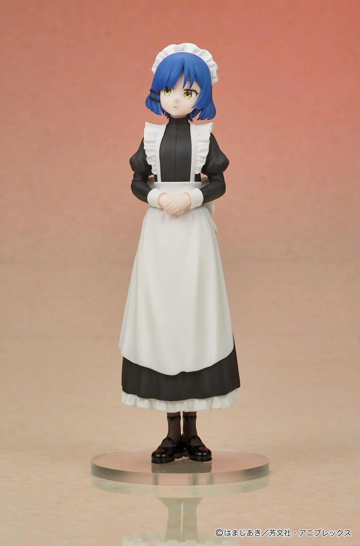Bocchi the Rock DIGSTA Ryo Yamada figure wearing a black and white maid outfit