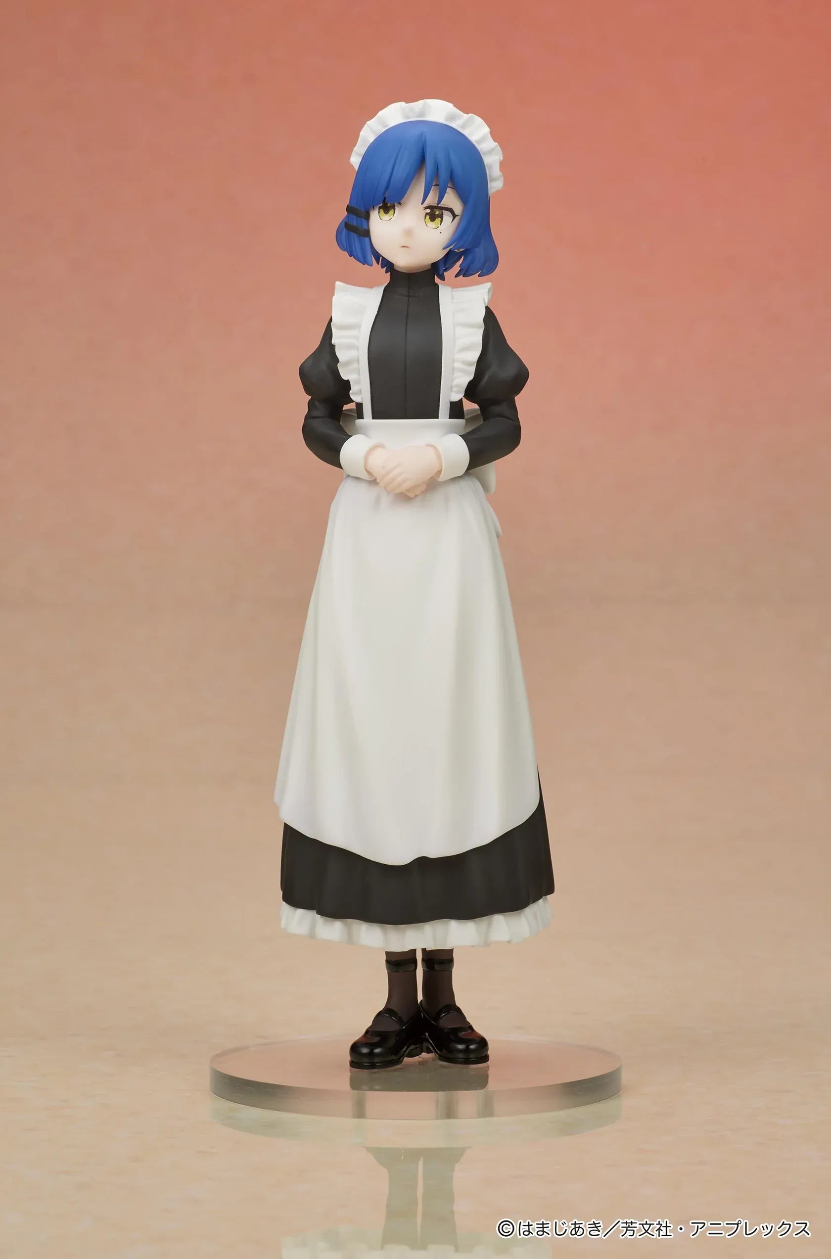 Bocchi the Rock DIGSTA Ryo Yamada figure wearing a black and white maid outfit