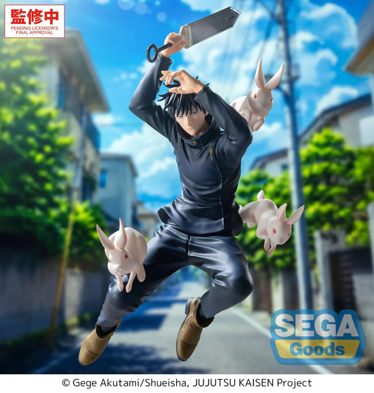 Jujutsu Kaisen Luminasta Megumi Fushiguro The Culling Game Version figure with rabbit shikigami in a dynamic battle pose