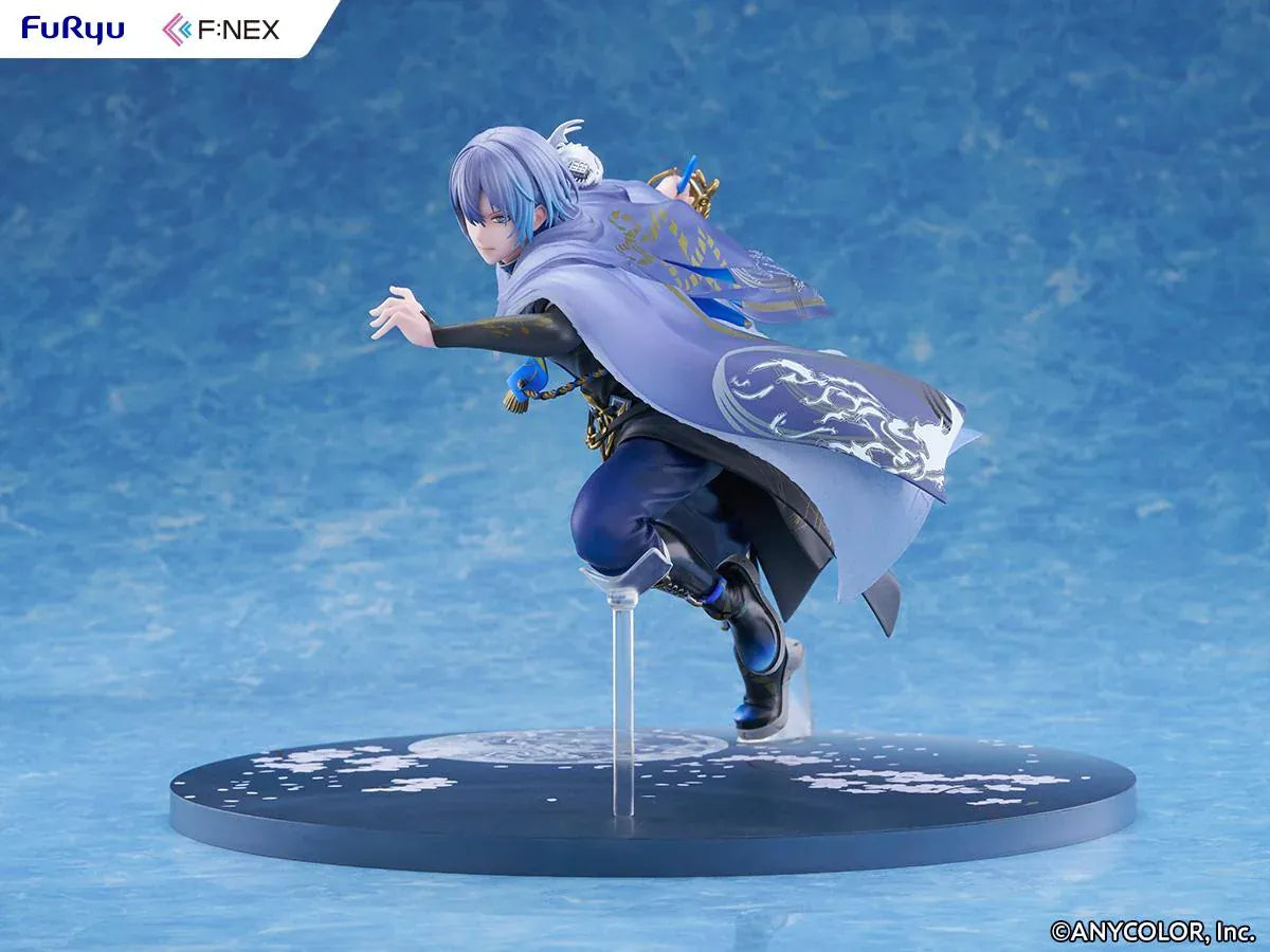 Nijisanji F:NEX Koyanagi Rou 1/7 scale figure in dynamic pose with blue sword