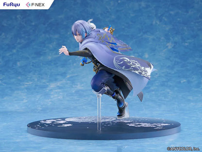 Nijisanji F:NEX Koyanagi Rou 1/7 scale figure in dynamic pose with blue sword