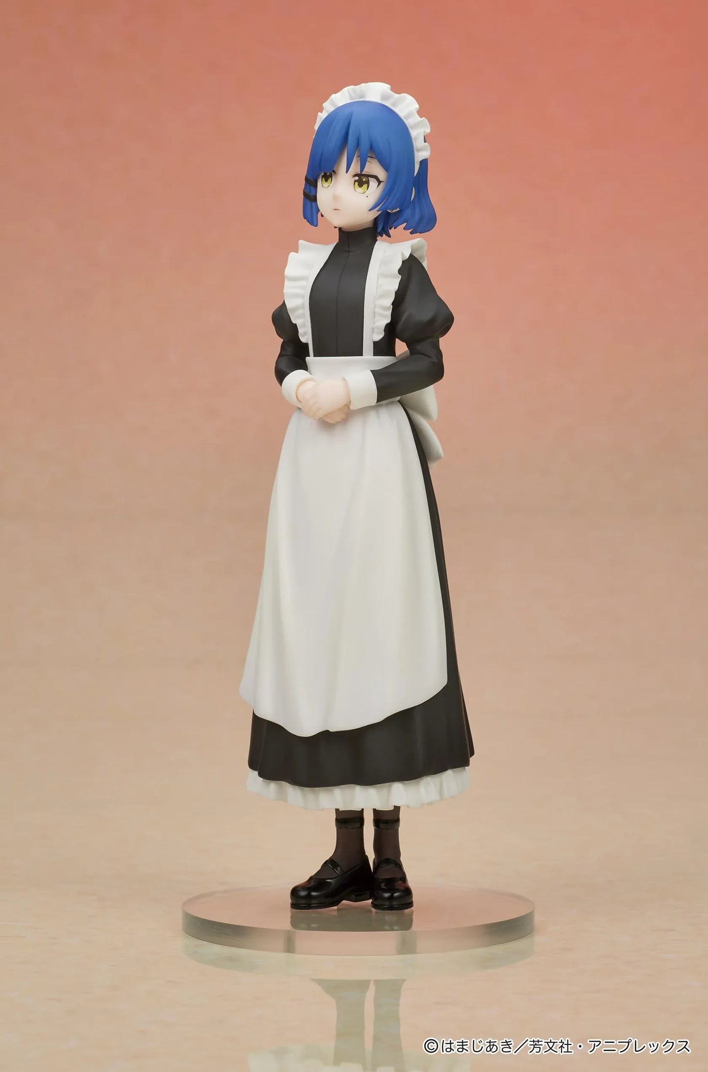Bocchi the Rock DIGSTA Ryo Yamada figure wearing a black and white maid outfit