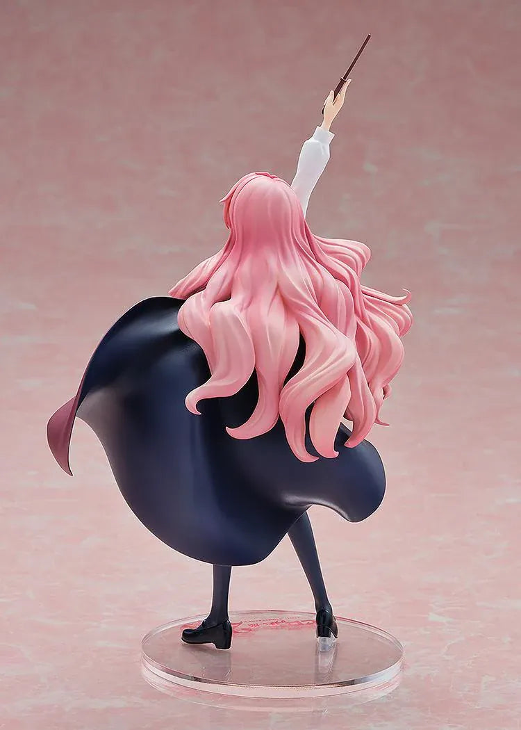 The Familiar of Zero KD Colle Louise 20th Anniversary Figure featuring Louise with pink hair, school uniform, flowing cape, and raised wand