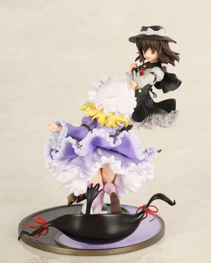 Touhou Project Hifuu Club Renko Usami and Maribel Hearn figure with flowing outfits, gold-colored stars, and red ribbon details on a shared base.
