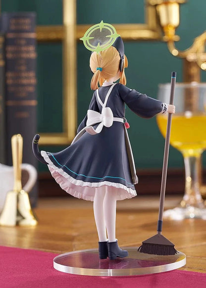 Blue Archive Pop Up Parade Midori Maid Ver. figure with broom and bucket in maid outfit