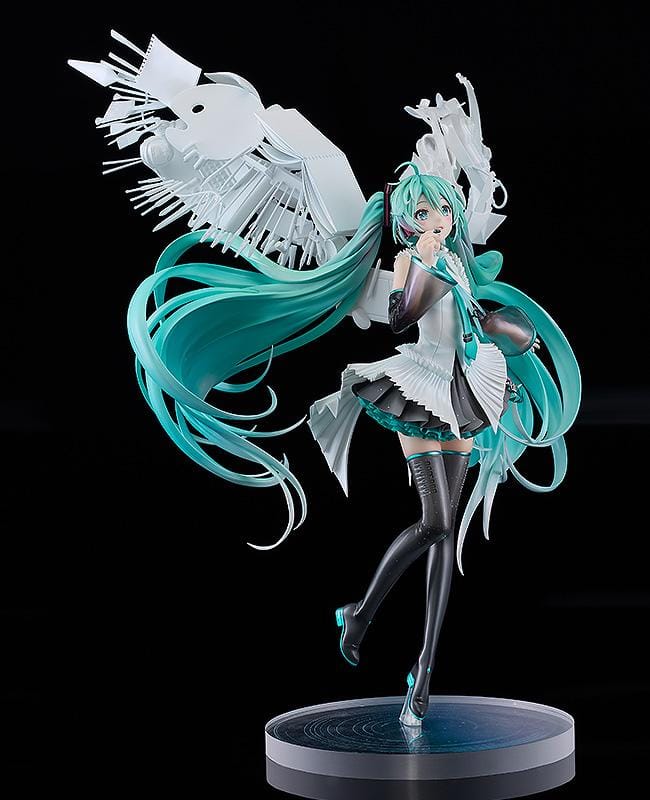 Hatsune Miku Happy 16th Birthday Version 1/7 scale anime figure with flowing teal hair and musical themed base