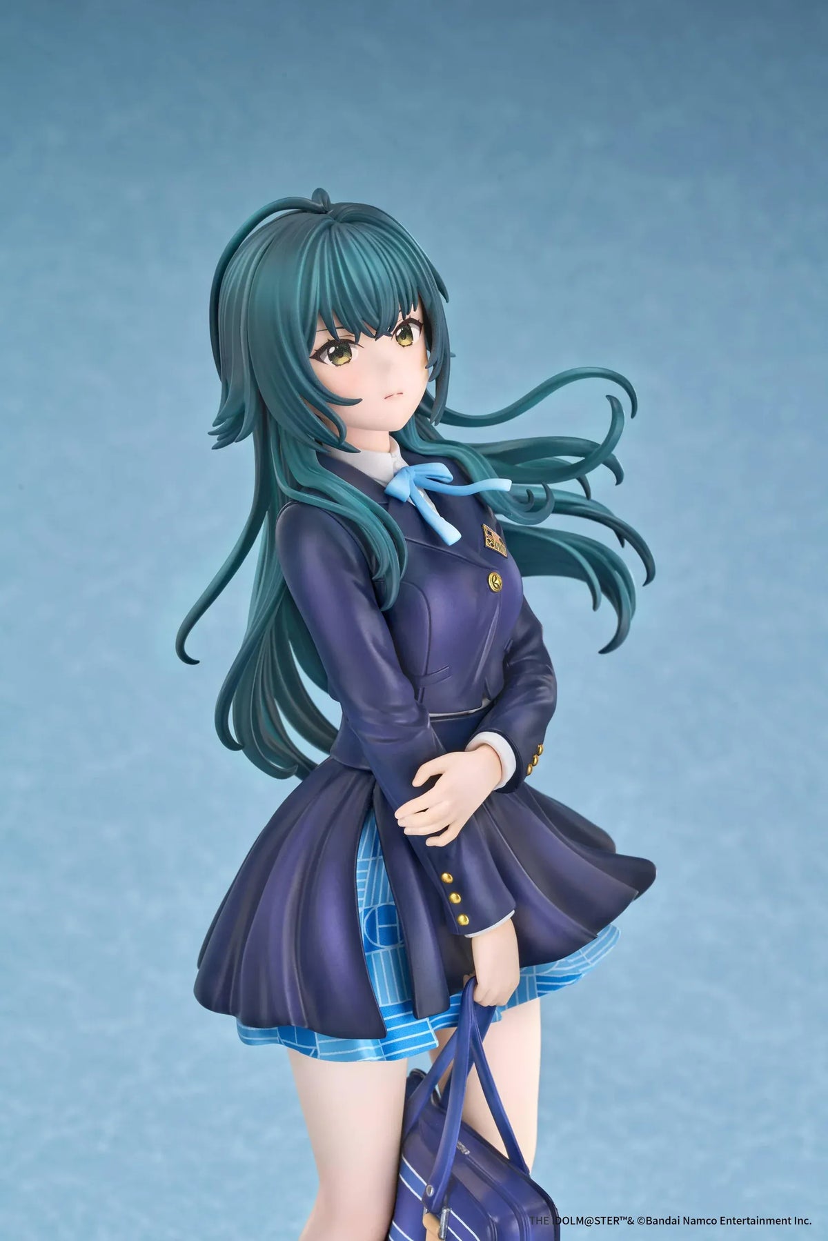 Gakuen Idolmaster Temari Tsukimura Hydrangea After the Rain Before Training 1/7 scale figure holding a school bag