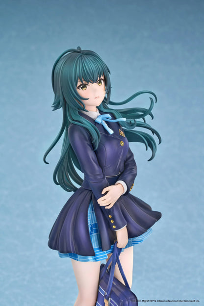 Gakuen Idolmaster Temari Tsukimura Hydrangea After the Rain Before Training 1/7 scale figure holding a school bag