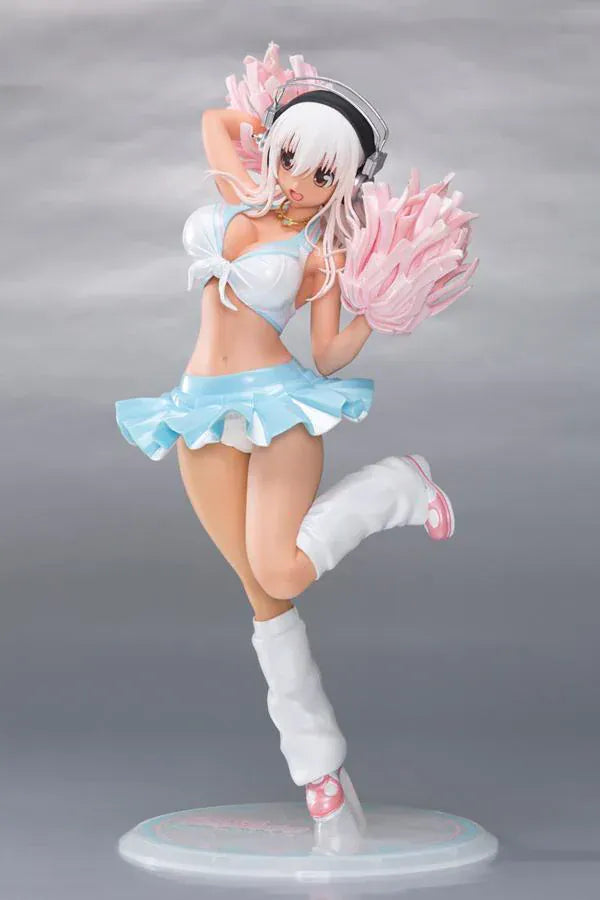 Super Sonico Cheer Girl Sun-kissed Version 1/6 scale figure with pom-poms