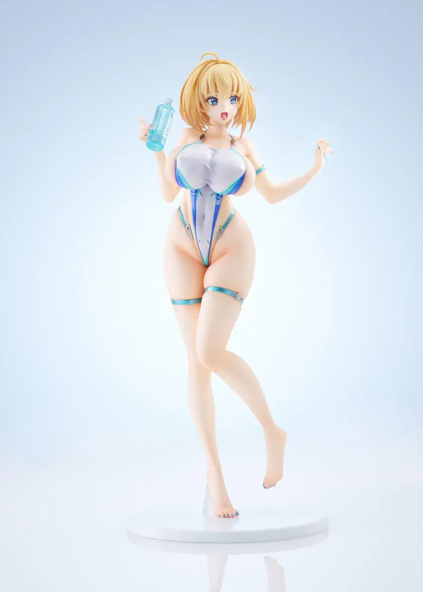 Bunny Suit Planning Sophia F. Shirring High-Cut Swimsuit Version 1/6 scale anime figure posed on round display base