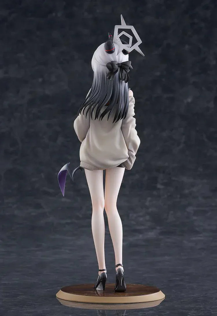 Blue Archive Kayoko Dress 1/7 Scale Figure with black dress white jacket horns and tail
