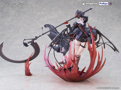 Entelechia Elite 2 Arknights 1/7 scale figure with red energy base and weapon