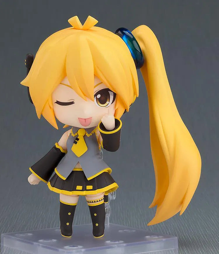 Akita Neru Nendoroid figure featuring her iconic blonde side ponytail, classic outfit, and cellphone accessory with interchangeable parts