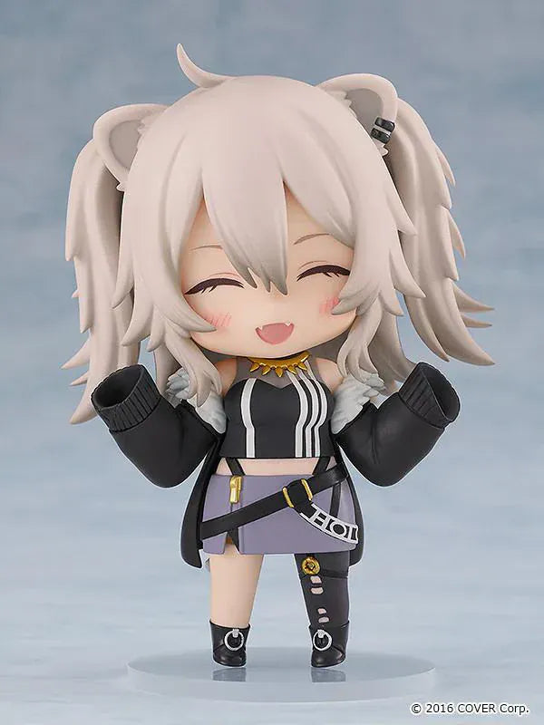 Hololive Nendoroid No.2114 Shishiro Botan re-run chibi figure in gamer outfit with fluffy twin-tail hair and black jacket