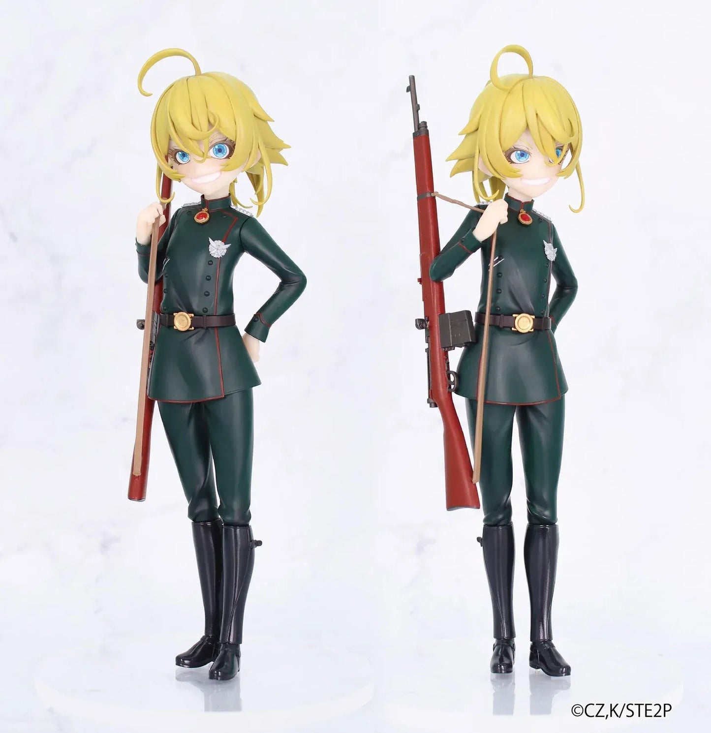 Saga of Tanya the Evil Vivit Tanya Degurechaff figure holding rifle in military uniform