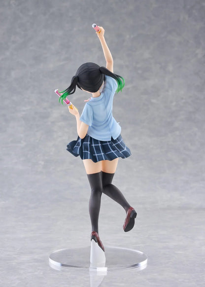 Love Live Nijigasaki High School Idol Club Yu Takasaki 1/7 scale figure jumping while holding two colorful penlights.