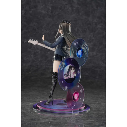 White Album 2 Kazusa Touma Reunion 1/6 Scale Figure with white electric guitar, black boots, music-disc backdrop, and stage-style display base