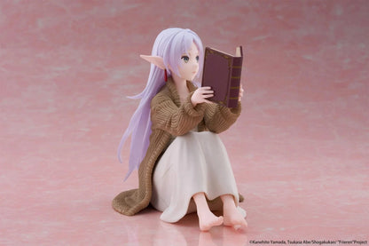 Frieren Beyond Journey’s End Desktop Cute Frieren Roomwear Ver. figure sitting and reading a book