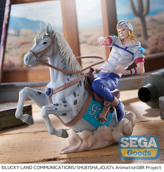 Johnny Joestar Xross Link MAX figure riding horse from JoJo's Bizarre Adventure Steel Ball Run by SEGA