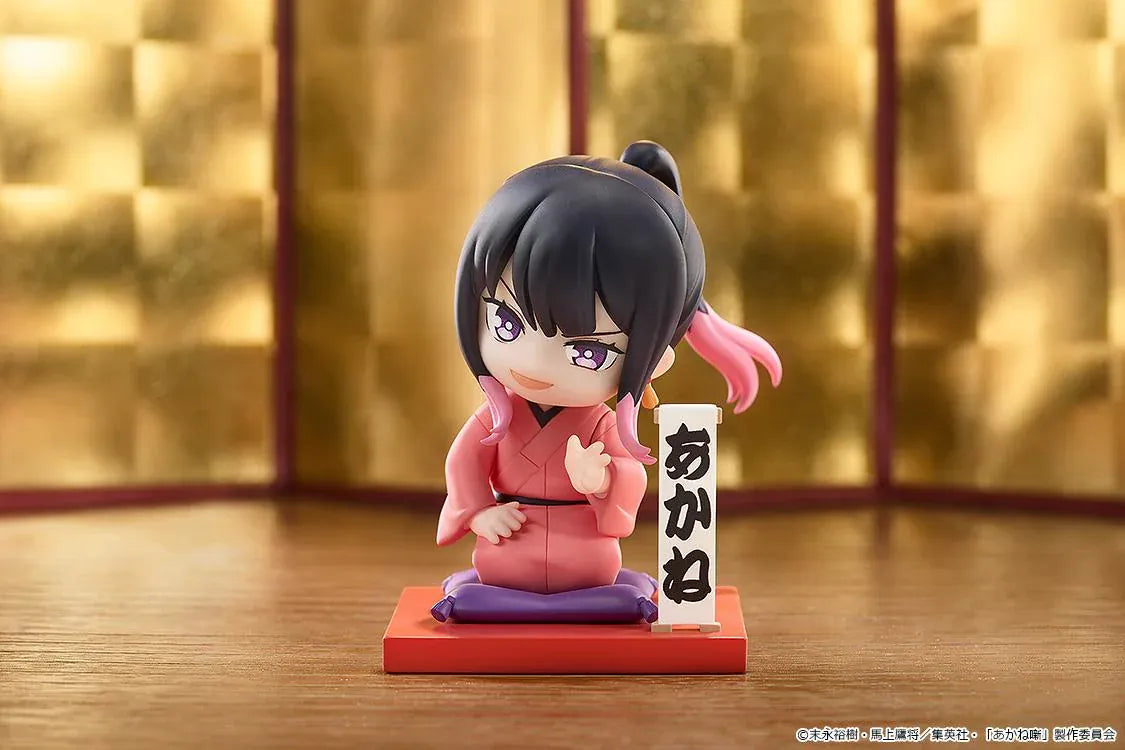 Akane-Banashi Mini Memory Akane Osaki First Performance Ver. Figure wearing a pink kimono in a seated rakugo performance pose