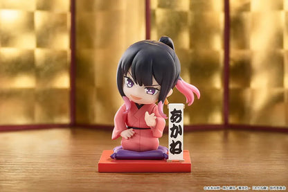 Akane-Banashi Mini Memory Akane Osaki First Performance Ver. Figure wearing a pink kimono in a seated rakugo performance pose