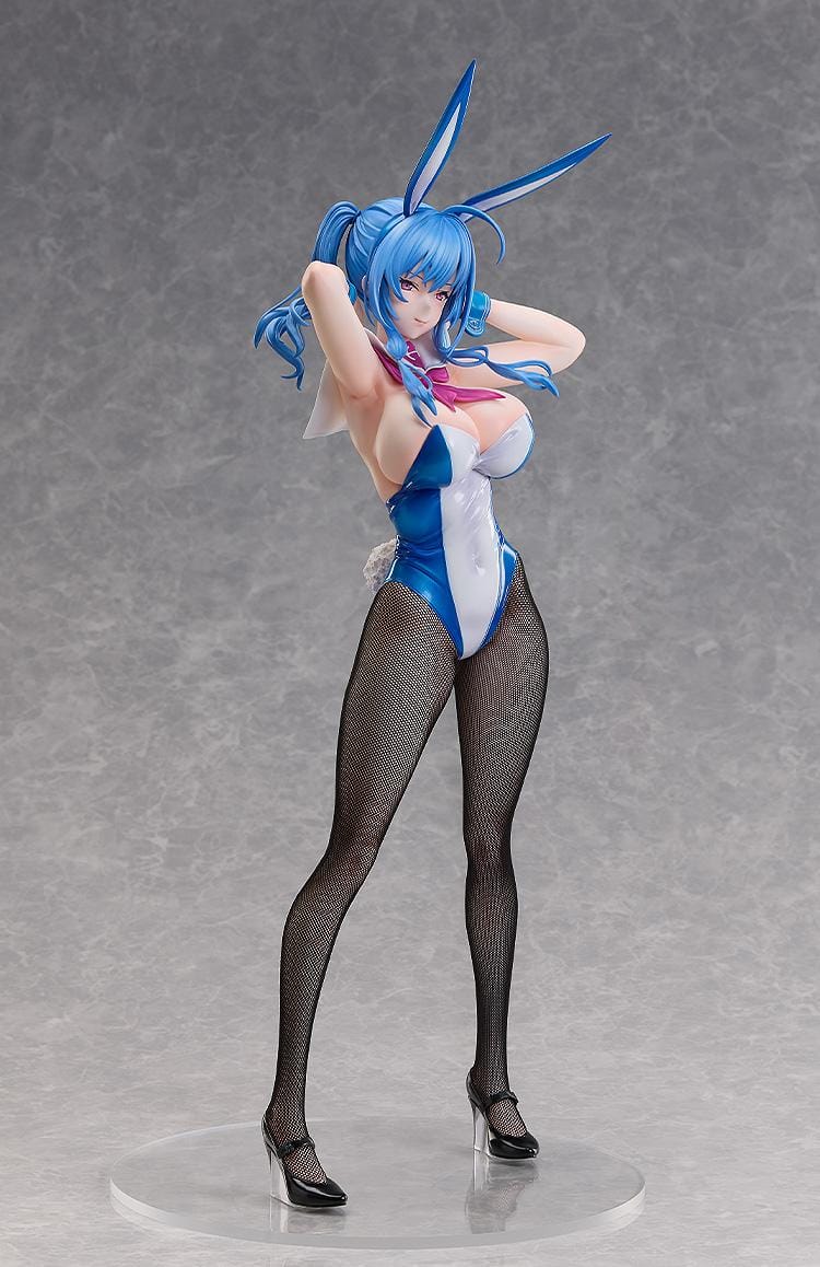Azur Lane St. Louis Bunny Ver. 1/4 scale figure featuring glossy blue bunny outfit and fishnet stockings