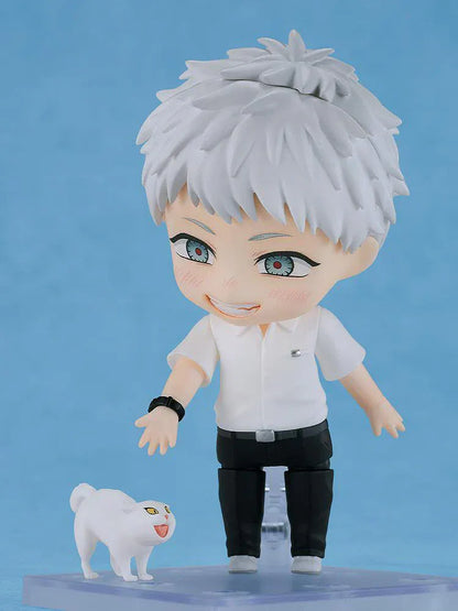 The Summer Hikaru Died Nendoroid No.2833 Hikaru chibi figure with silver hair smiling and giving a peace sign