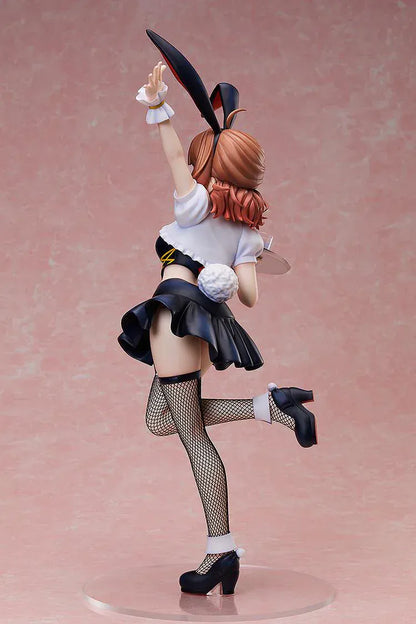 The Idolmaster Gakuen B-Style Ume Hanami Bunny Ver 1/4 scale figure holding a tray and waving in dynamic pose