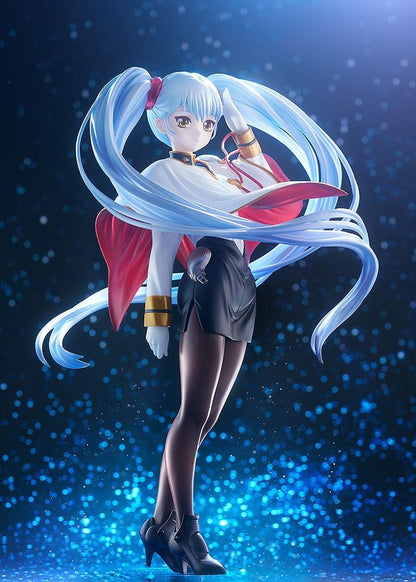 Martian Successor Nadesico Prince of Darkness Ruri Hoshino 1/7 scale figure with long blue twin-tails and white cape.