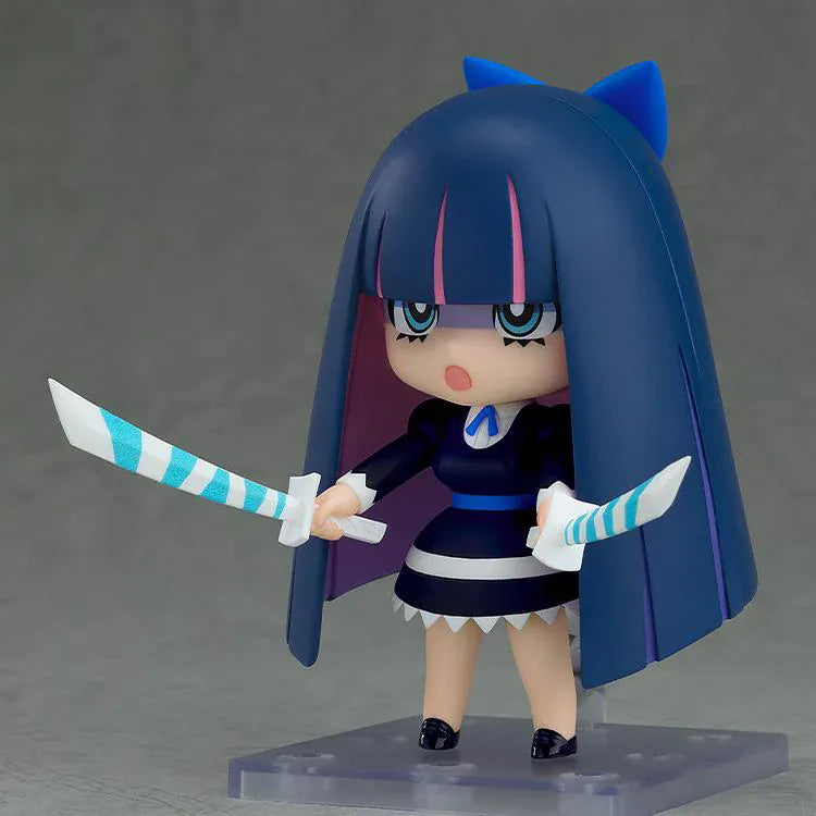 New Panty and Stocking with Garterbelt Nendoroid Stocking New Version anime figure with gothic dress and weapon accessory