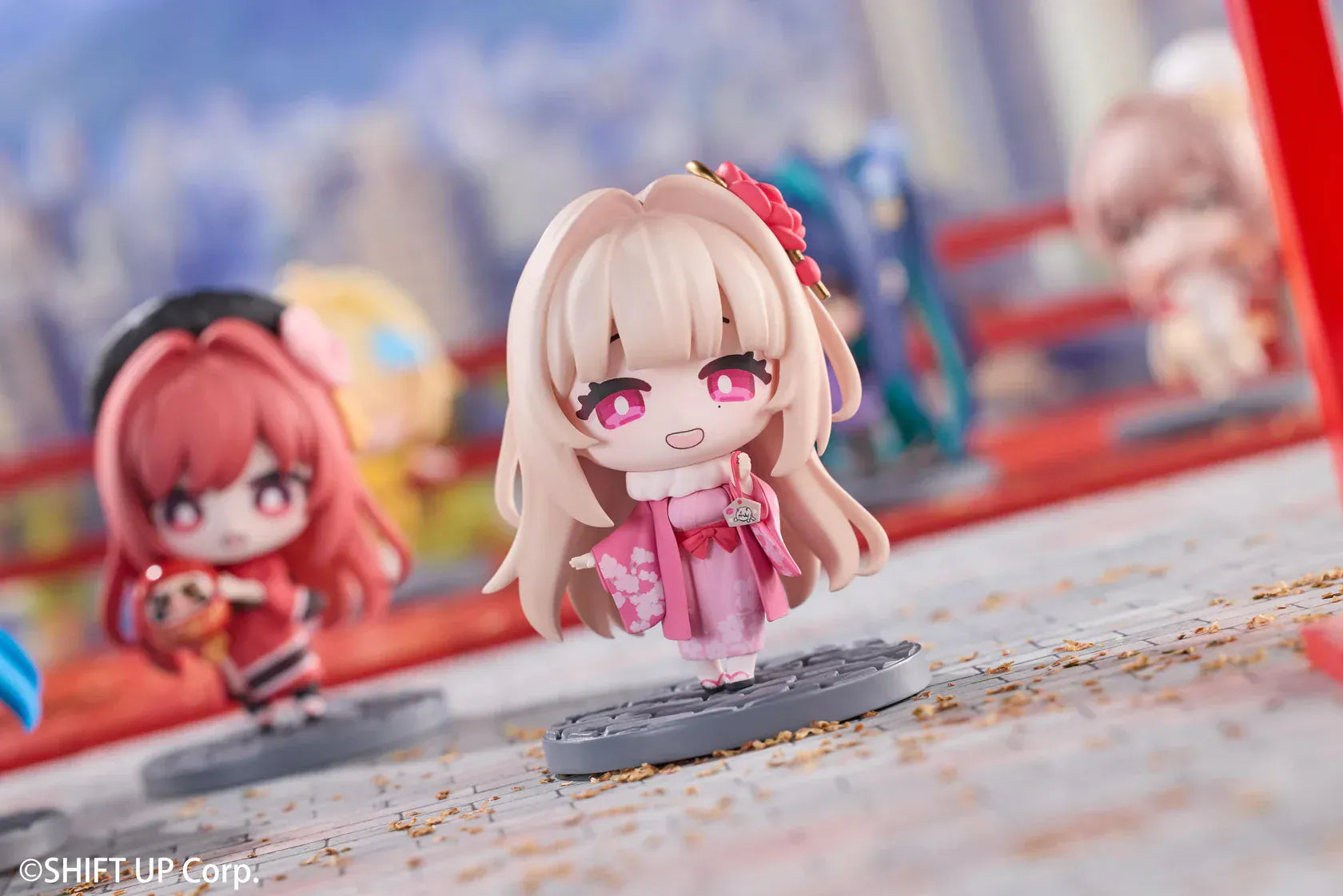 Goddess of Victory Nikke New Year Special SD figure boxed set of 8 chibi characters with display bases