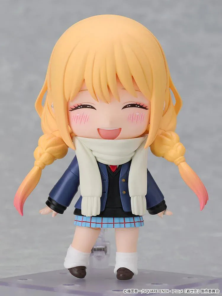 My Dress-Up Darling Season 2 Nendoroid Marin Kitagawa Winter Uniform Version figure with scarf and school uniform