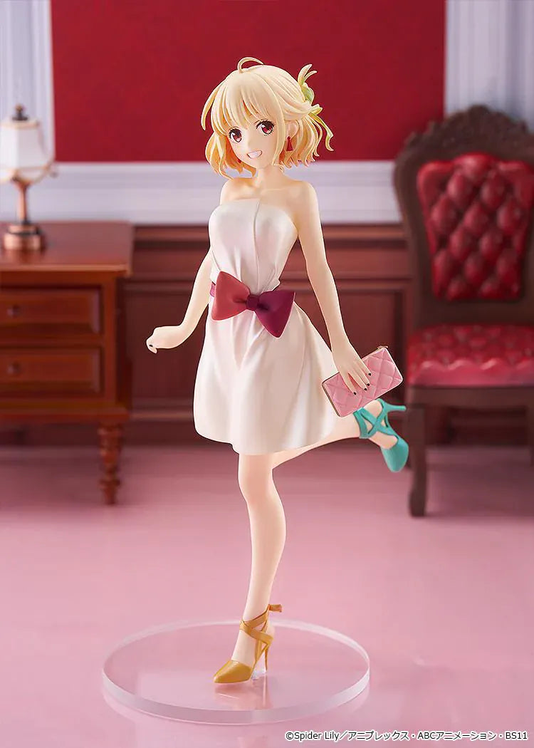 Chisato Nishikigi and Takina Inoue After Party POP UP PARADE L Size figures in elegant dresses