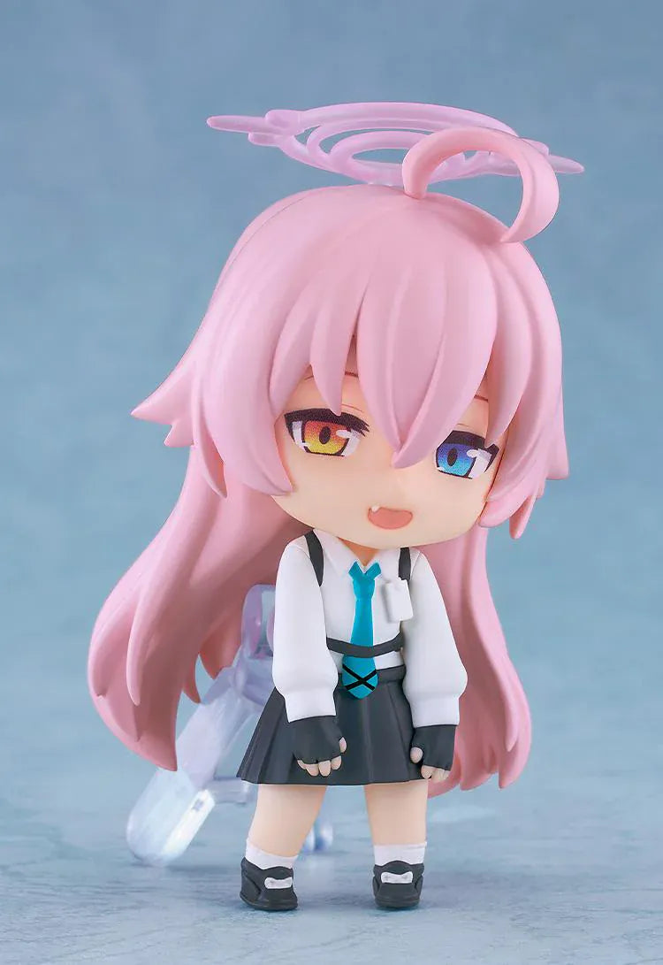 Blue Archive Nendoroid Surprise Boxset featuring multiple mini chibi-style Blue Archive characters with colorful halos, school uniforms, and display-ready poses.