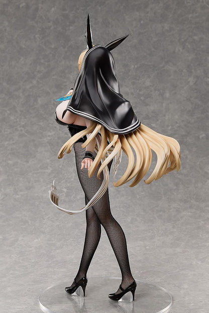 Azur Lane Implacable Bunny Ver 1/4 scale figure featuring glossy bunny suit, fishnet stockings, and flowing blonde hair