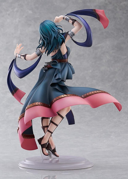 “Fire Emblem Three Houses Byleth Dancer Version 1/7 Scale Figure in dynamic dancing pose with flowing outfit and detailed sculpt.”