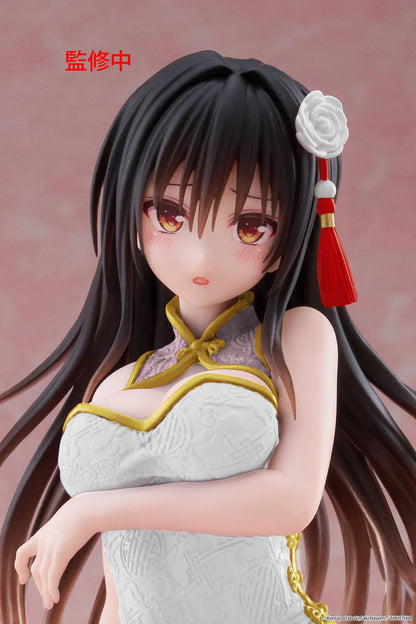 To Love-Ru Darkness Desktop Cute Yui Kotegawa Chinese Dress Ver. Figure Renewal in white dress with gold trim